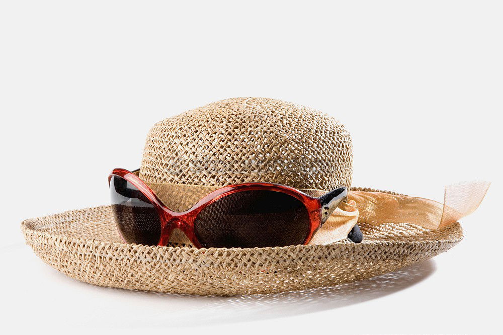 Similar – Image, Stock Photo beige sunglasses on palm leaf, travel concept object