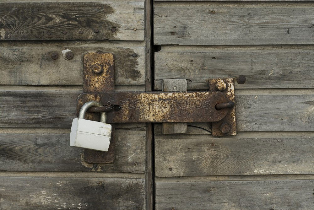 Similar – Image, Stock Photo Large lock with small key in Q-format