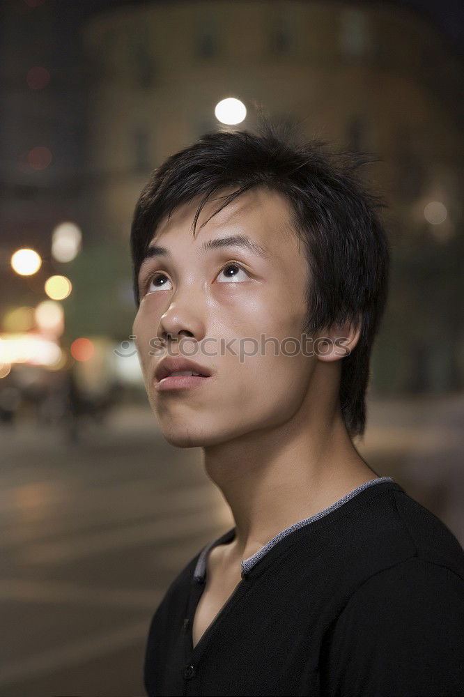 Similar – Young woman with freckles looks confidently into the camera