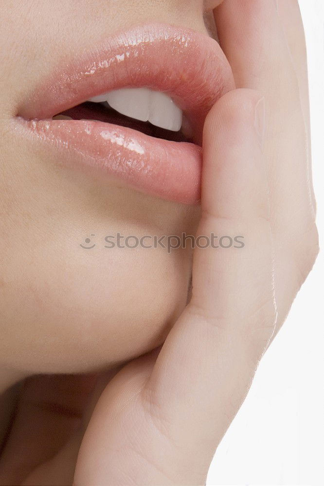 Similar – Image, Stock Photo lips Infancy Life Face