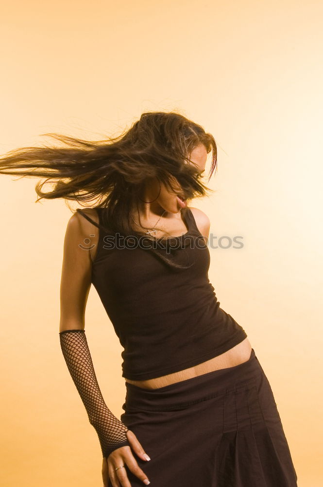 Similar – Young woman dancing in studio