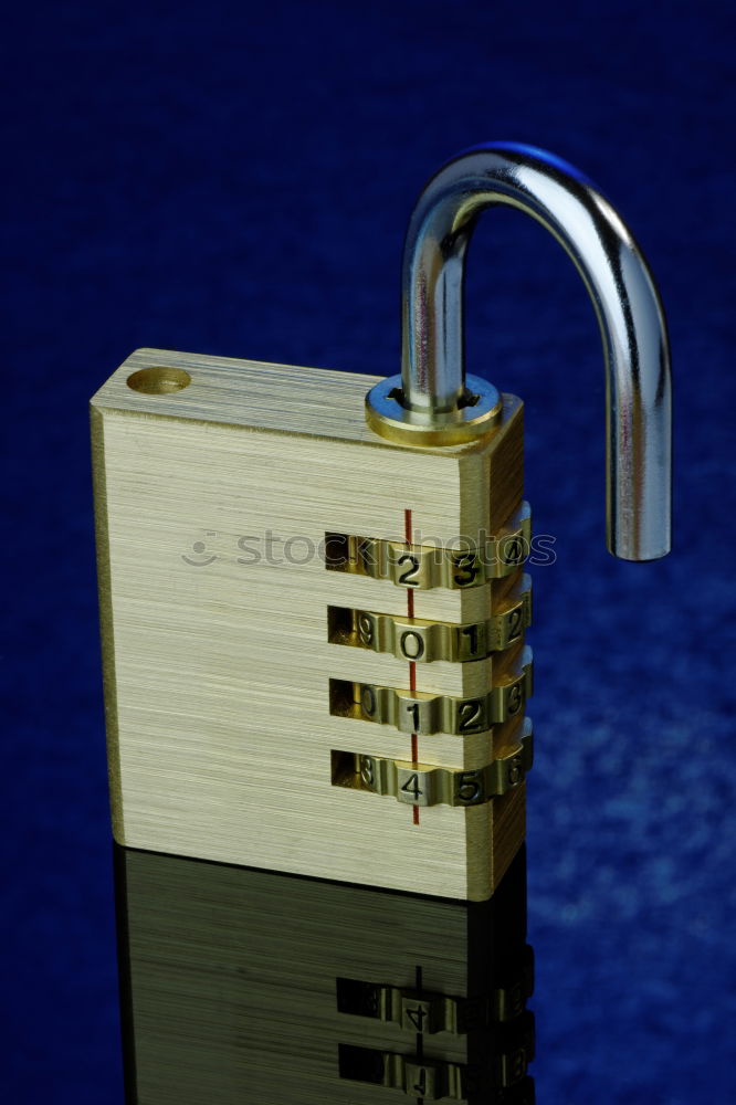 Similar – Image, Stock Photo Lock as a symbol for data protection & DSGVO