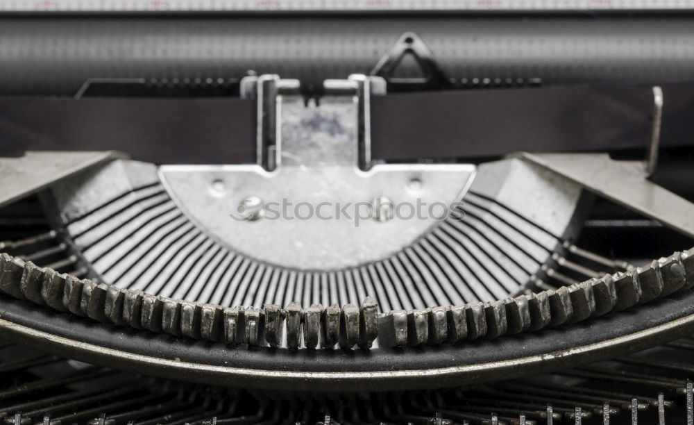 Similar – Image, Stock Photo The German word test result negative written with an old mechanical typewriter with red-black ribbon in black color on a white sheet of paper