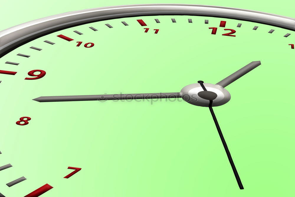 Similar – Image, Stock Photo Close up one alarm clock over green background