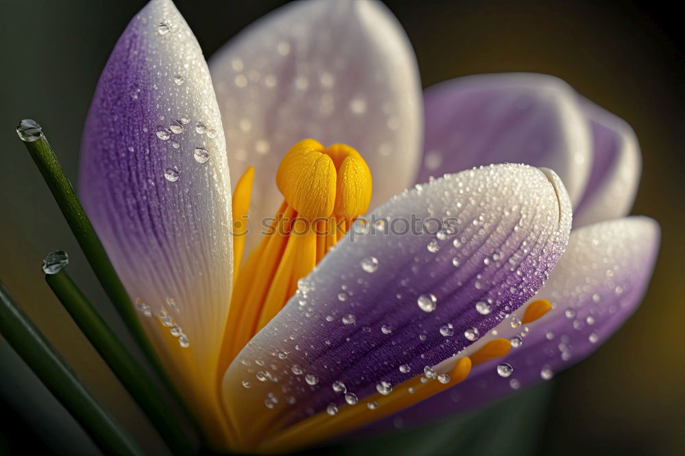 Similar – Image, Stock Photo Lovely, flowering crocus