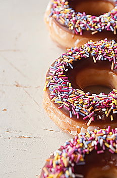 Similar – Image, Stock Photo mini donut Donut