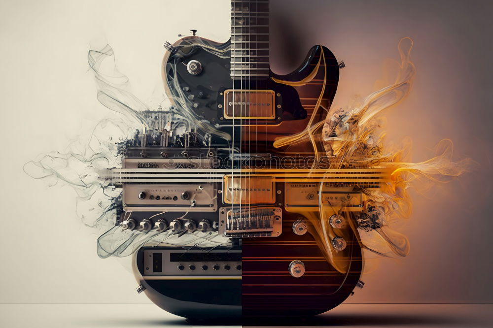 Similar – Image, Stock Photo music garage Guitar Music