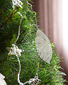 Image, Stock Photo Railings are embellished and wrapped with fir branches.festivities in Creußen