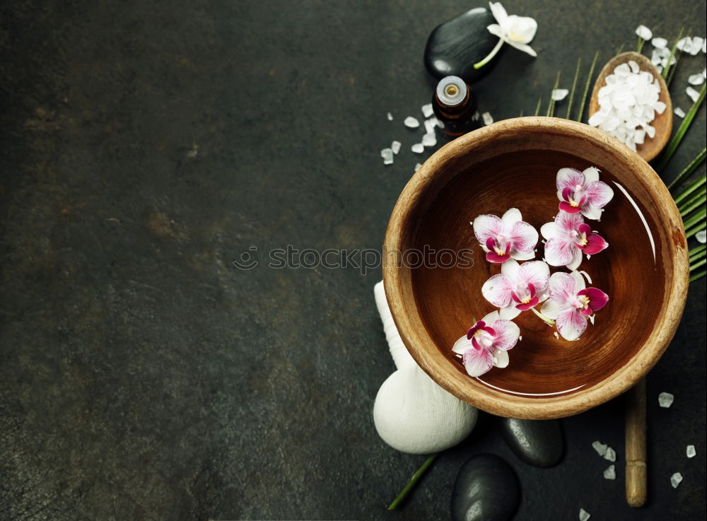 Similar – Cup of herbal tea on a dark background