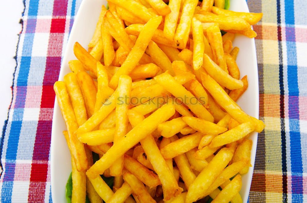 Similar – MANTA PLATE French fries