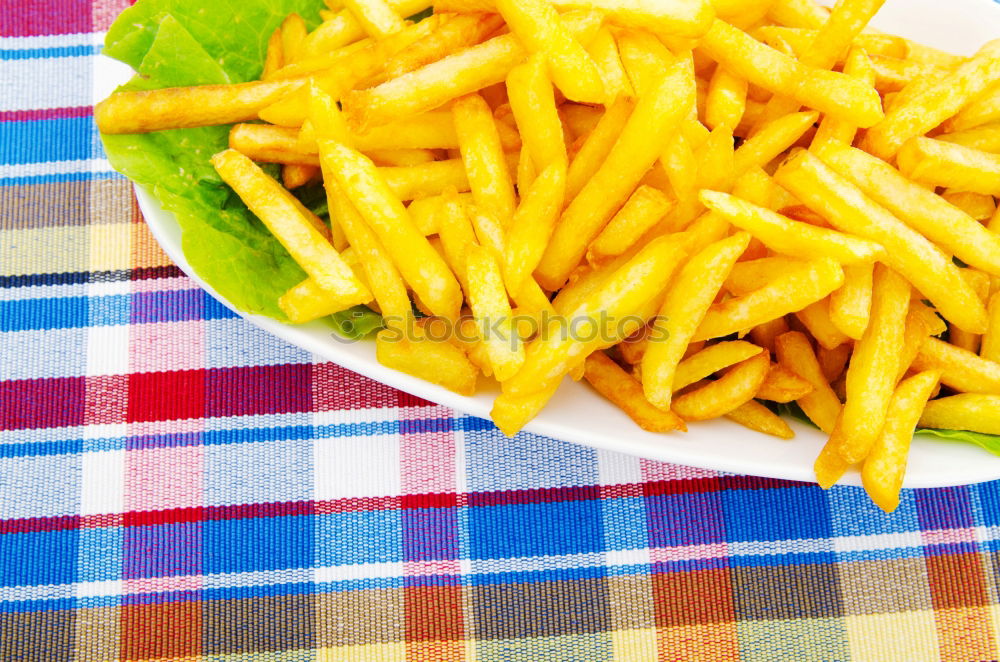 Similar – MANTA PLATE French fries