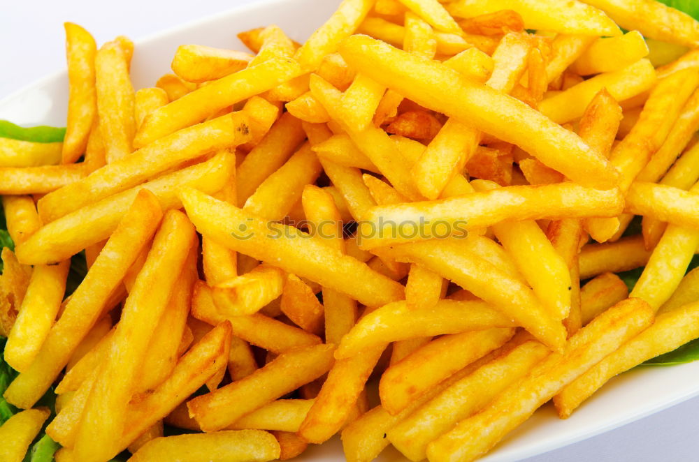 Similar – MANTA PLATE French fries