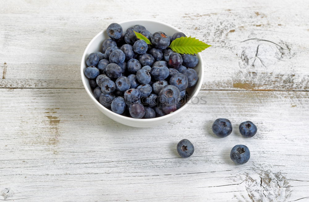 Similar – Top view of organic fresh blueberries