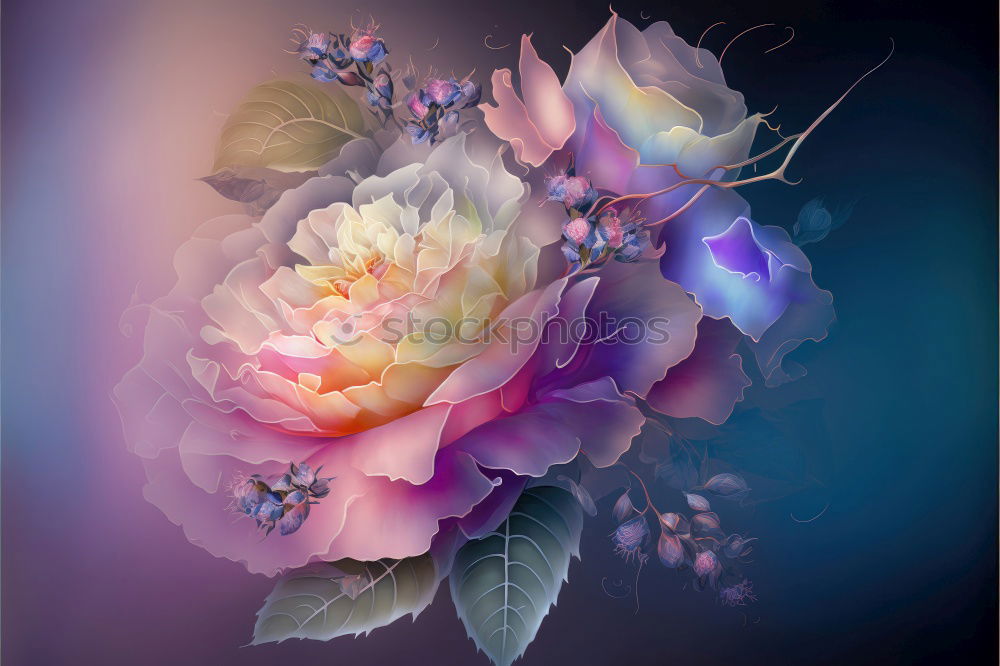 Similar – Image, Stock Photo pink roses with vintage effect and a little dead