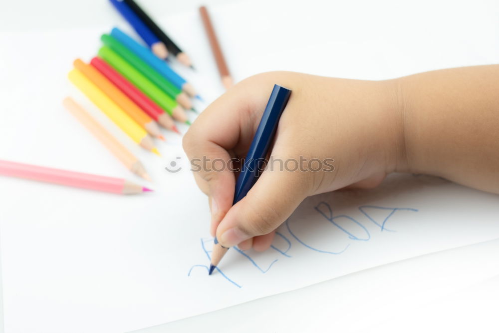 Similar – Image, Stock Photo homework Education School