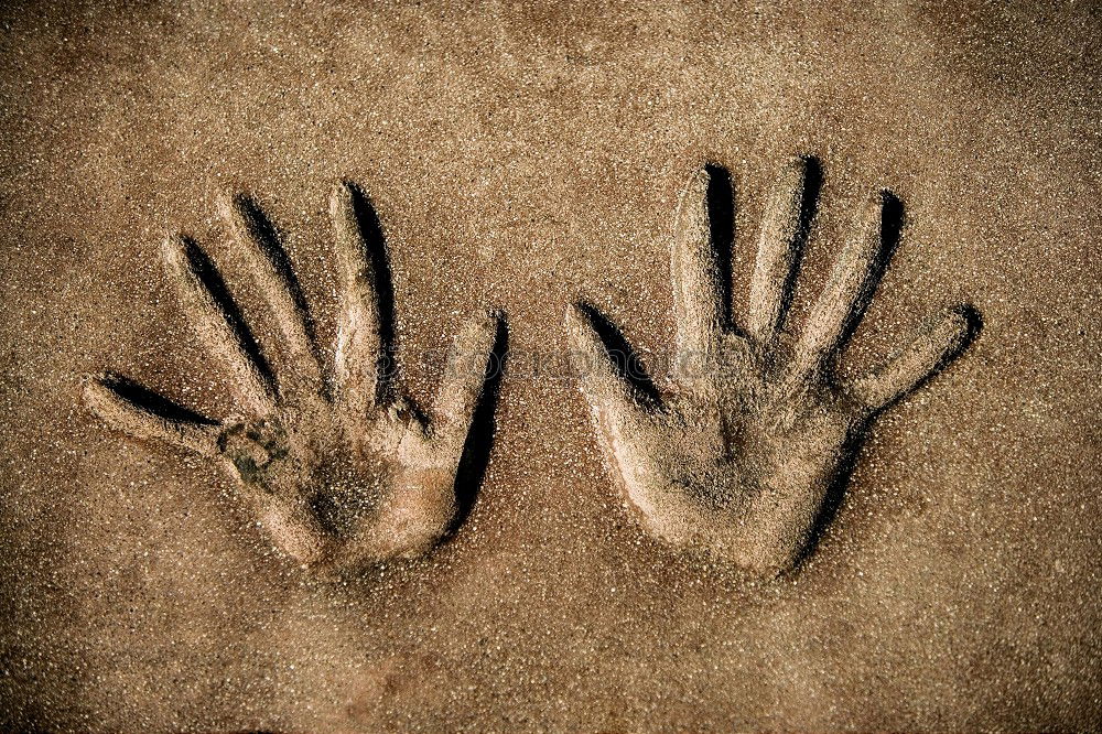 Similar – Image, Stock Photo handprint Hand