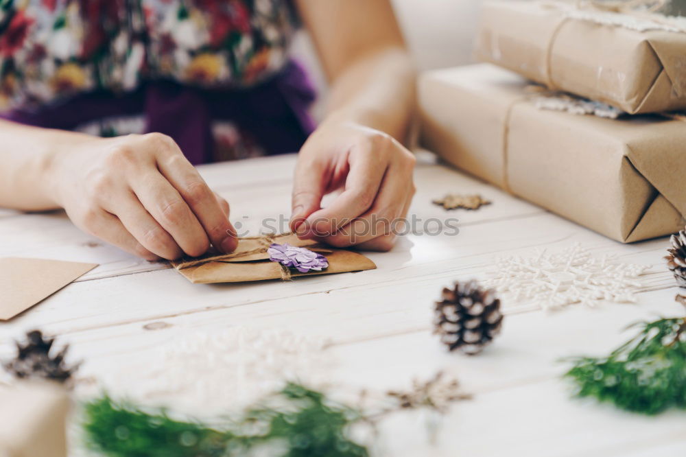 Similar – Weihnachtsgeschenke einpacken