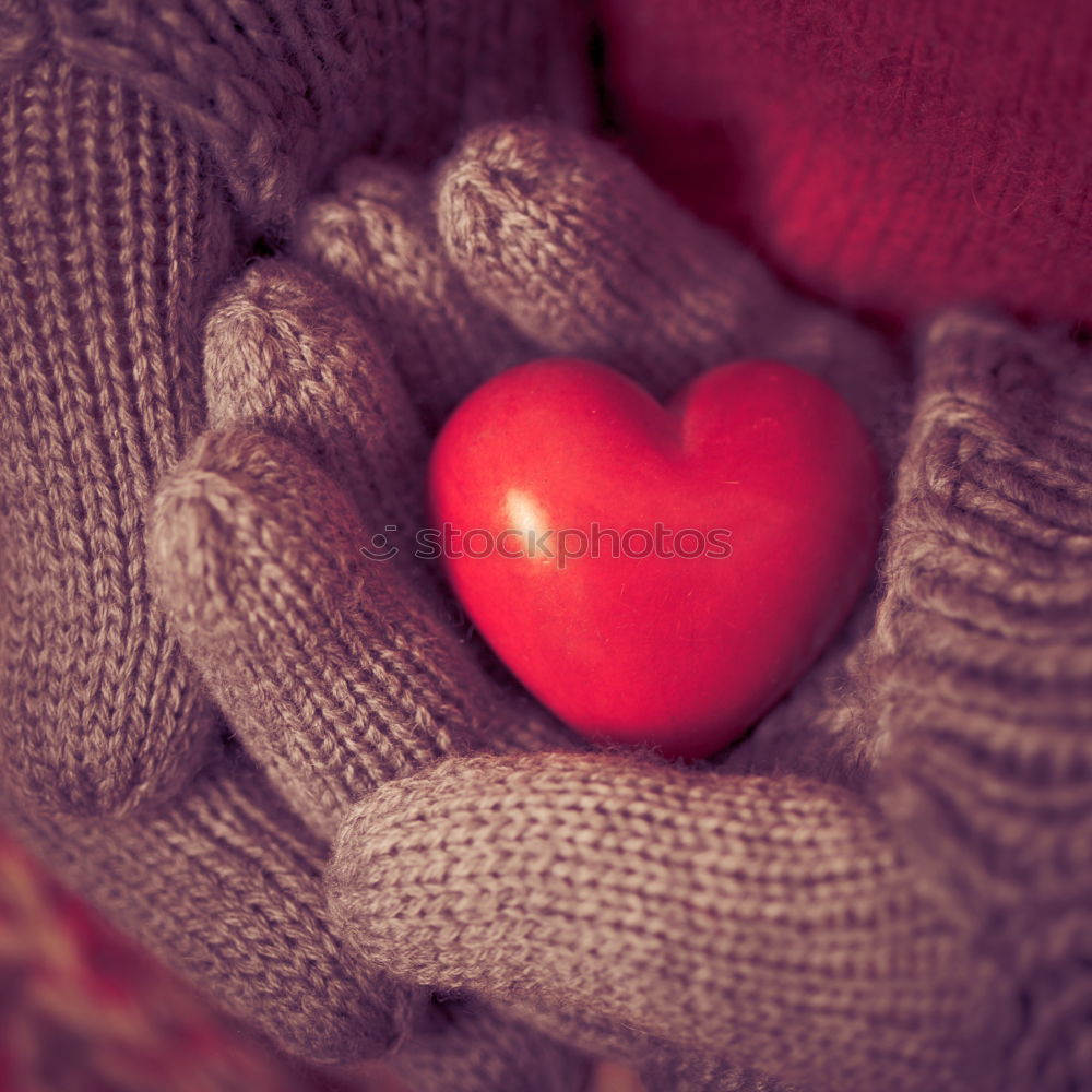 Similar – Image, Stock Photo Hands in gloves and white heart