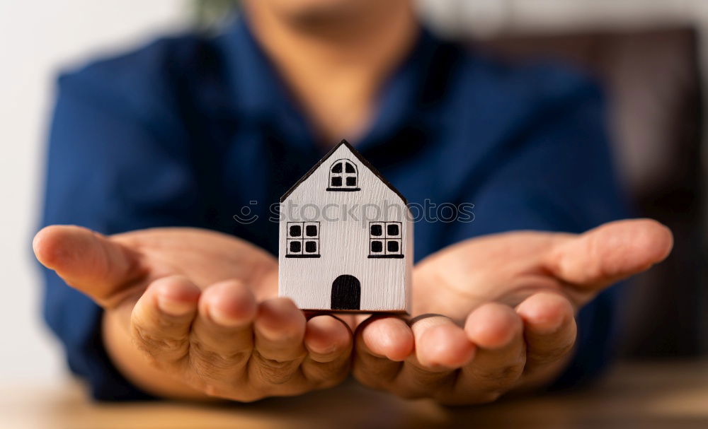 Similar – Image, Stock Photo I build a house