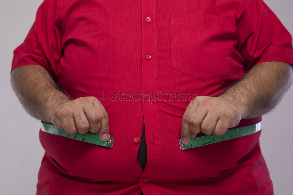 Similar – chef in red uniform holding a blank notebook