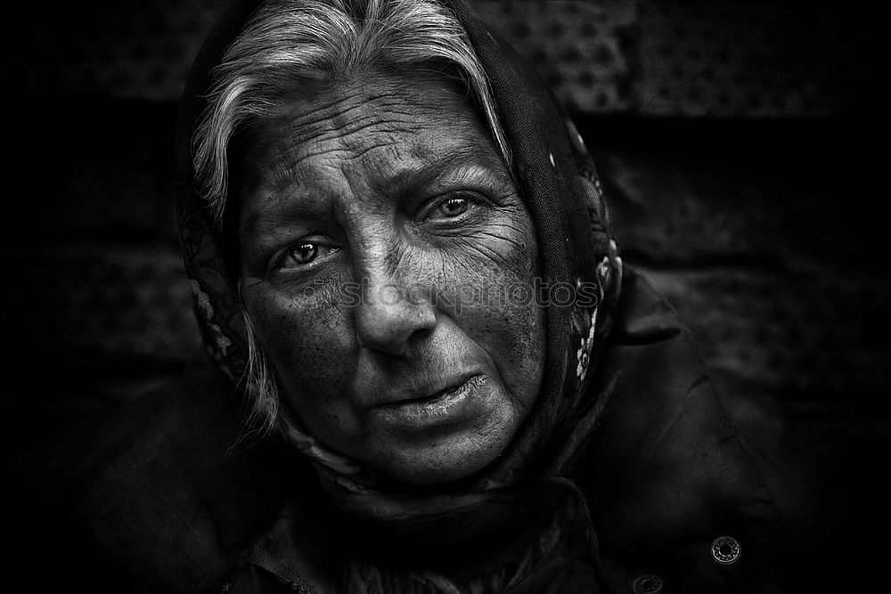 Similar – Image, Stock Photo smoke. Grandmother