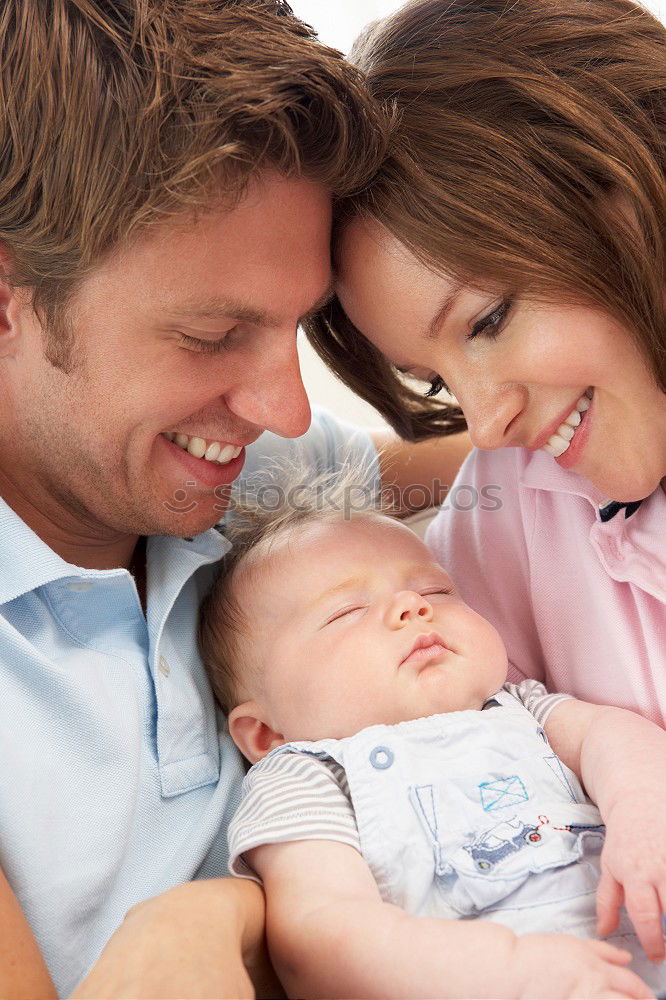 Similar – Image, Stock Photo Happy Family, Mother, Father And Baby.