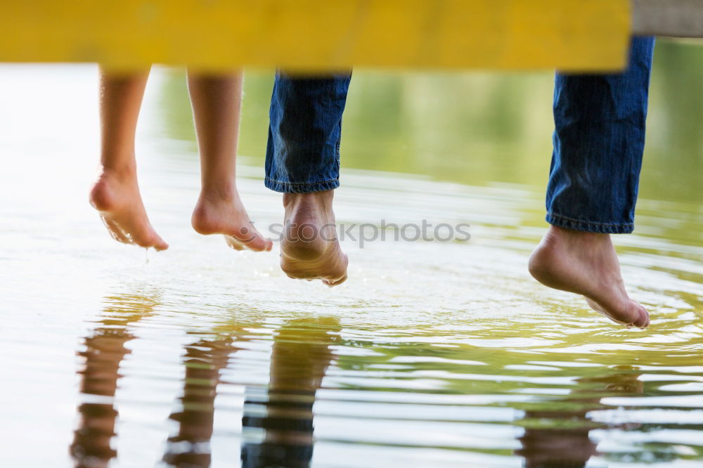 Similar – Image, Stock Photo Playing in the water