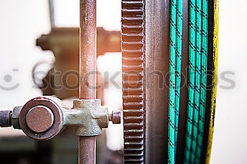 Image, Stock Photo Colorful locks on a bridge