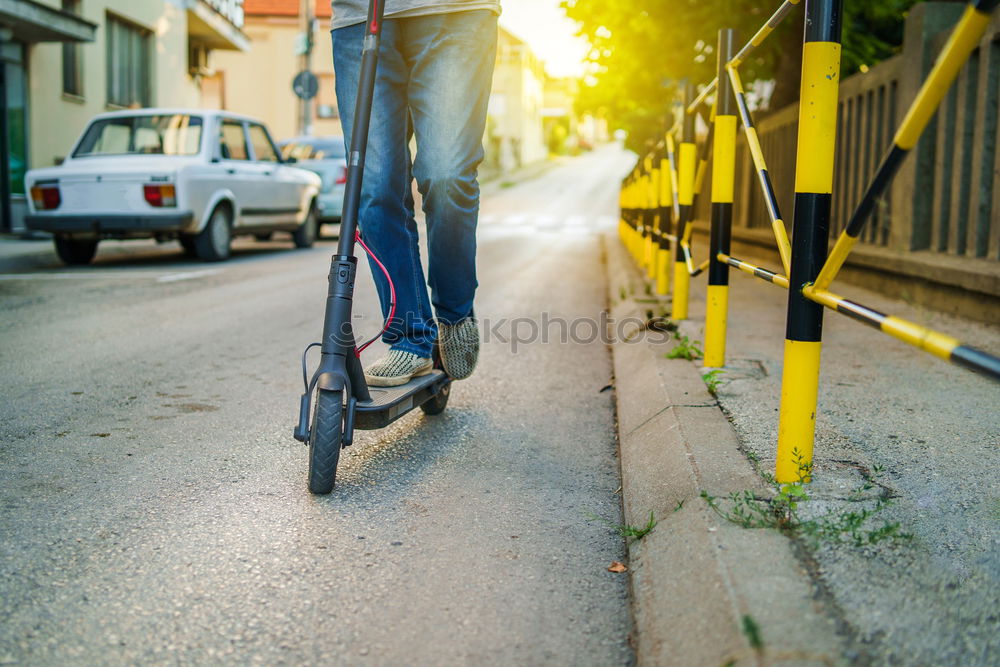 Similar – Handsome afro man relaxing near his bike.