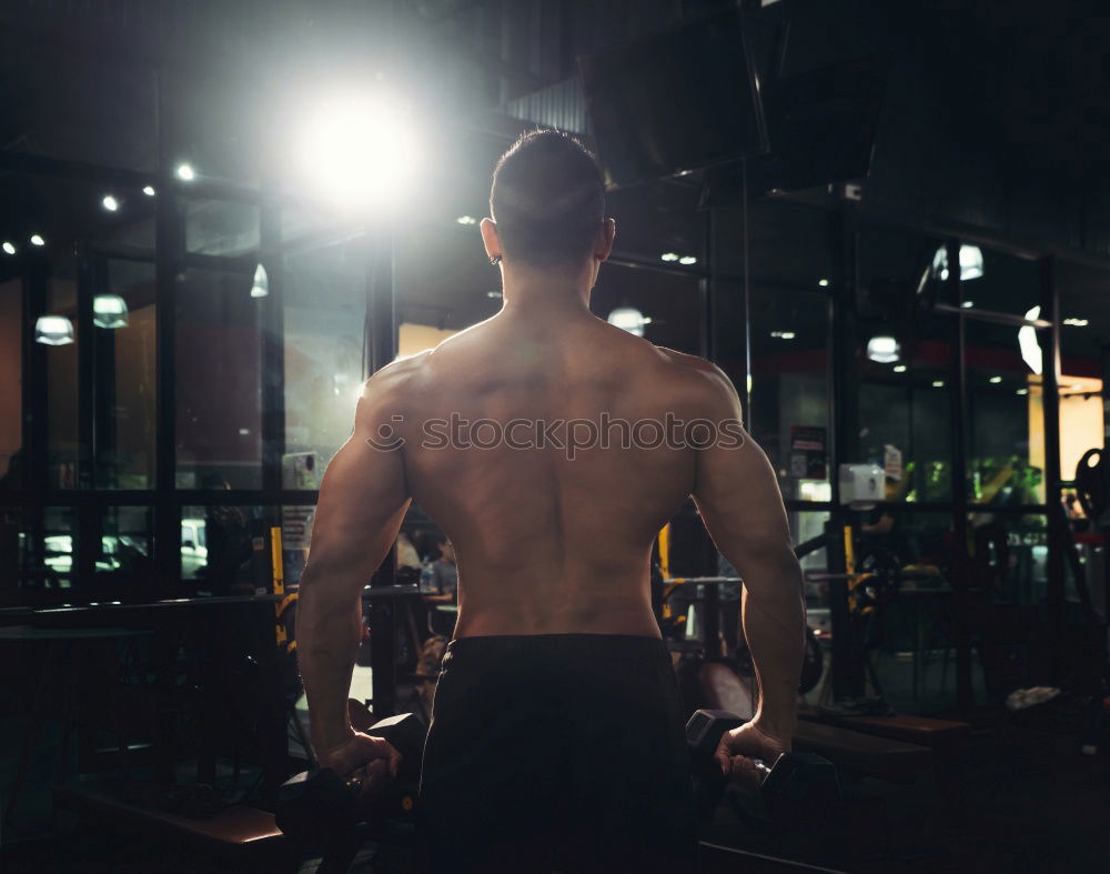 Similar – Image, Stock Photo Man standing up from barber chair