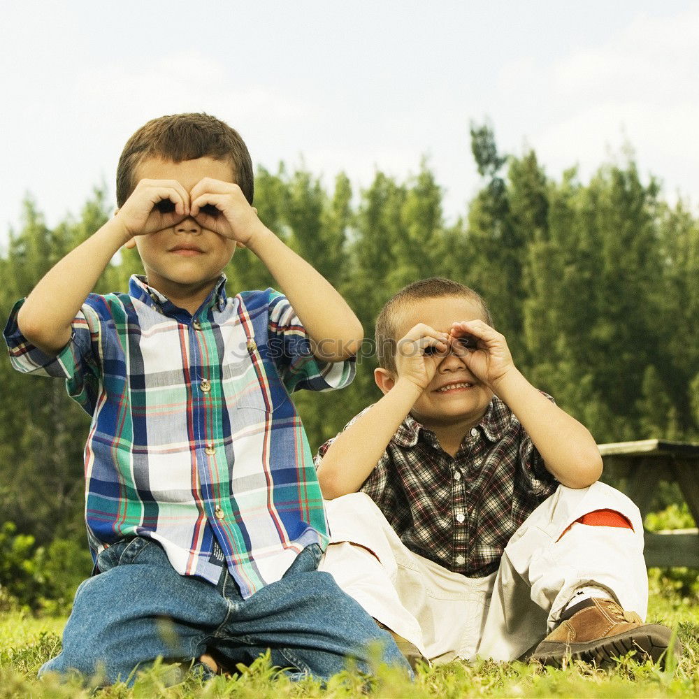 Similar – Image, Stock Photo funny Grandmother and Grandson with sunglasses taking selfie using smartphone