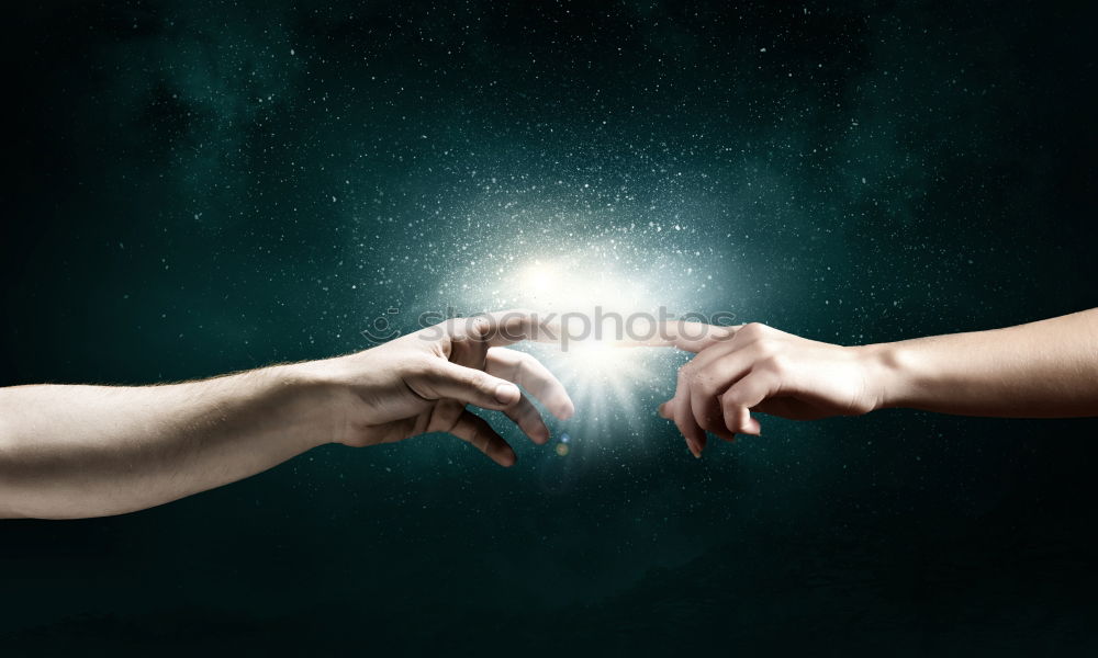 Similar – Image, Stock Photo magic 4 Hand Fingers