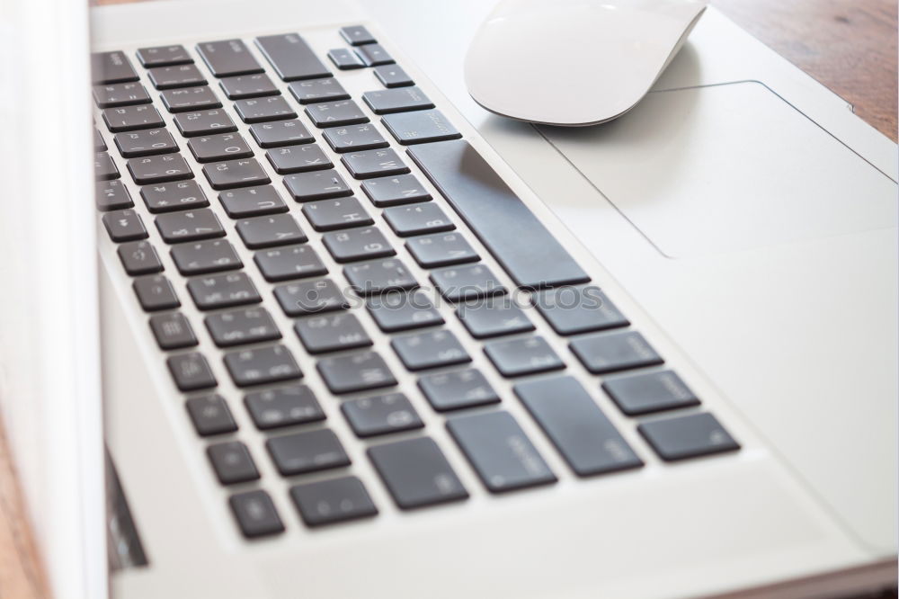 Similar – Image, Stock Photo Keyboard and mouse on green background