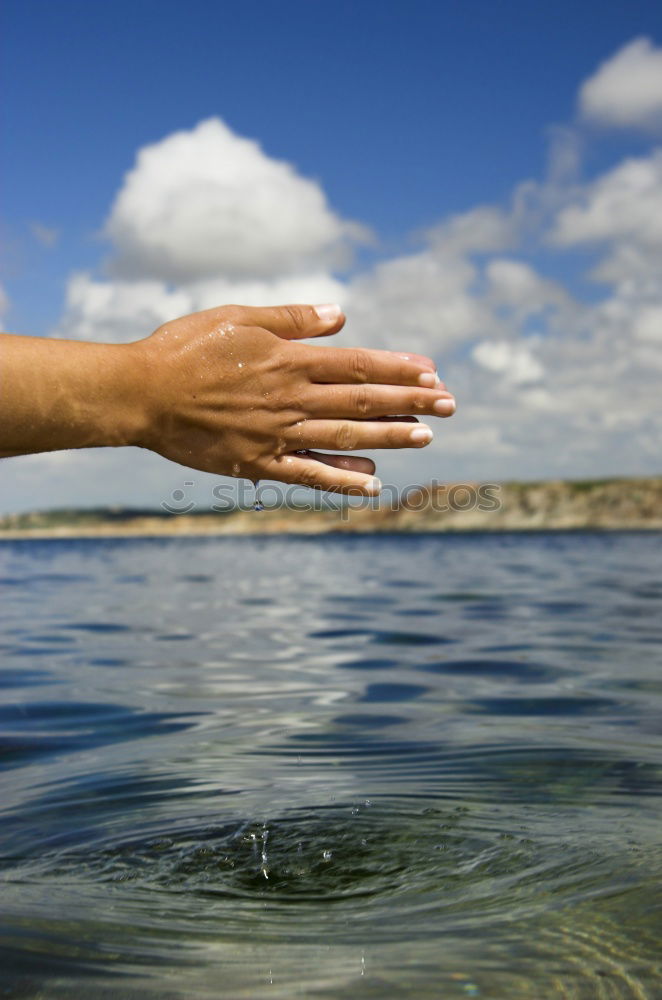 Similar – Image, Stock Photo Gentle touch Human being