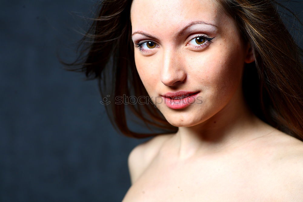 Similar – Image, Stock Photo Portrait of a young, smiling woman