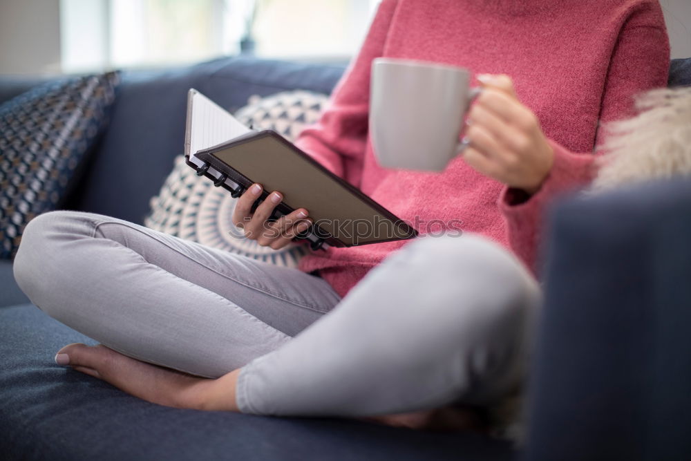 Similar – Image, Stock Photo Woman sleeping with book