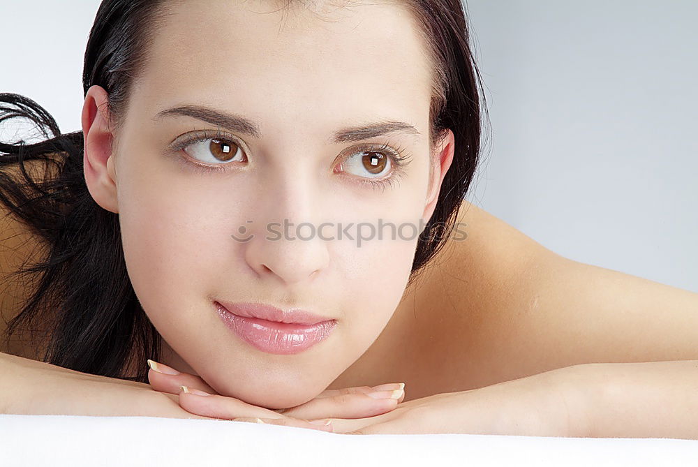 Similar – Attractive woman washing her hair in the shower