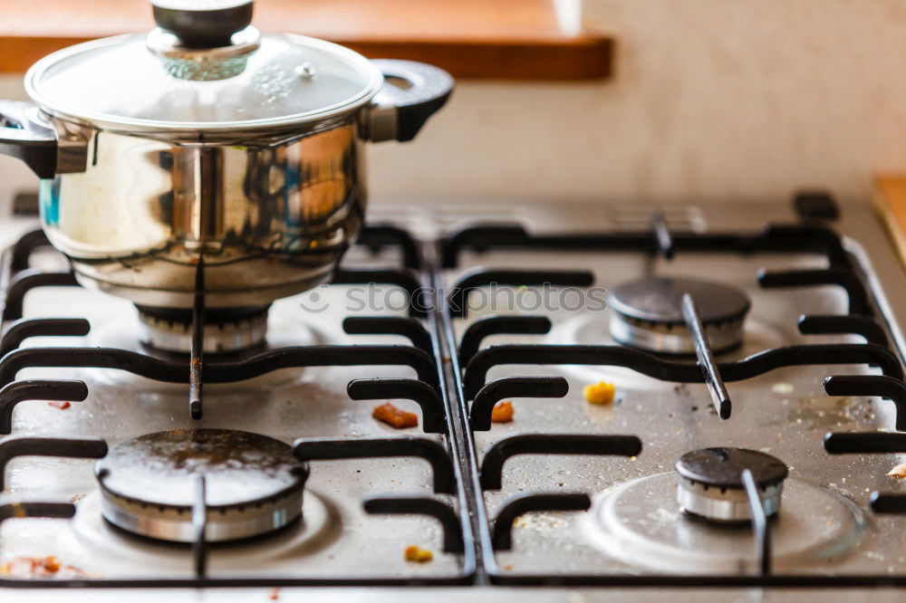 Similar – Image, Stock Photo Woman preparing coffee on stove
