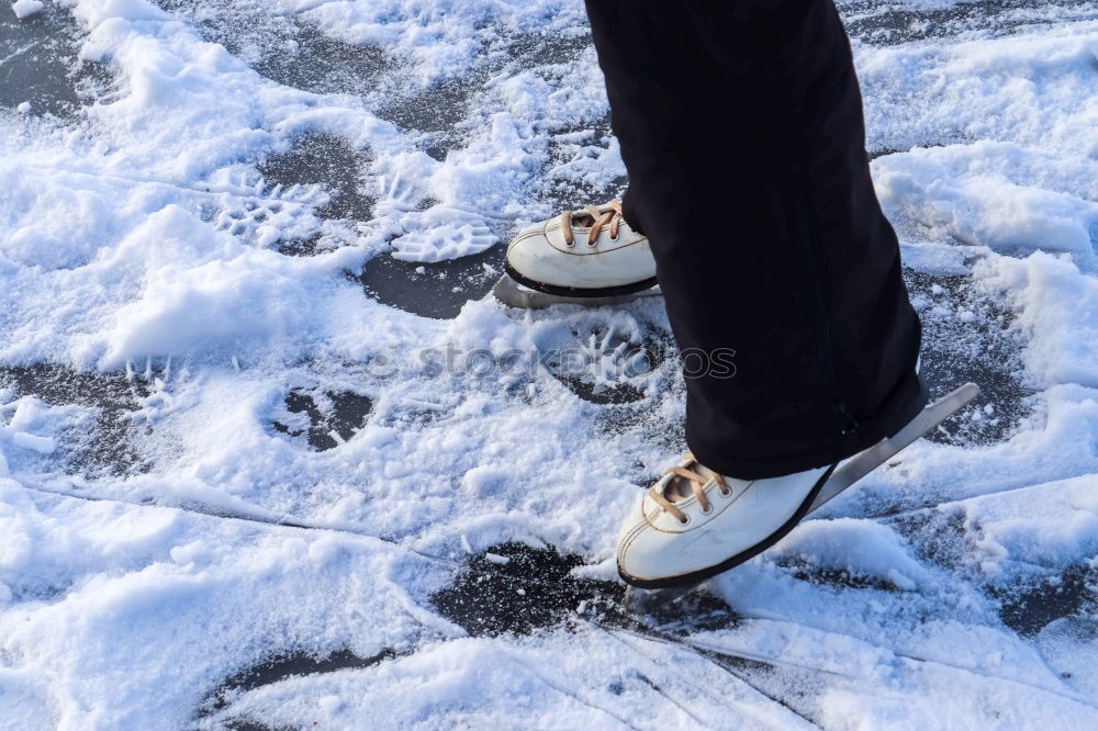 Similar – Image, Stock Photo snow Woman Hand Scarf