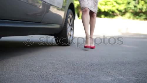 Similar – Image, Stock Photo Man sleeping in vintage car