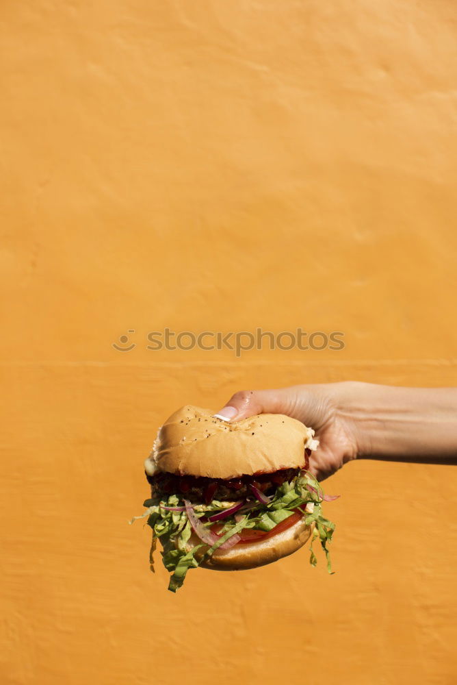 Similar – Image, Stock Photo #AS# Mastering burgers