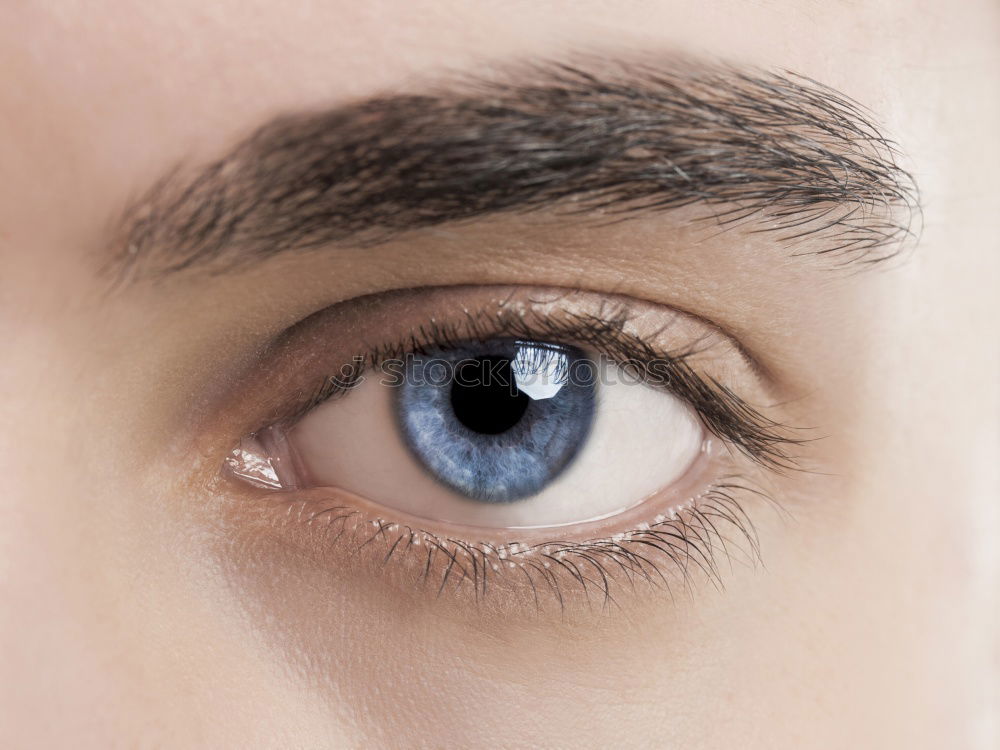 Similar – Image, Stock Photo blue eye Human being