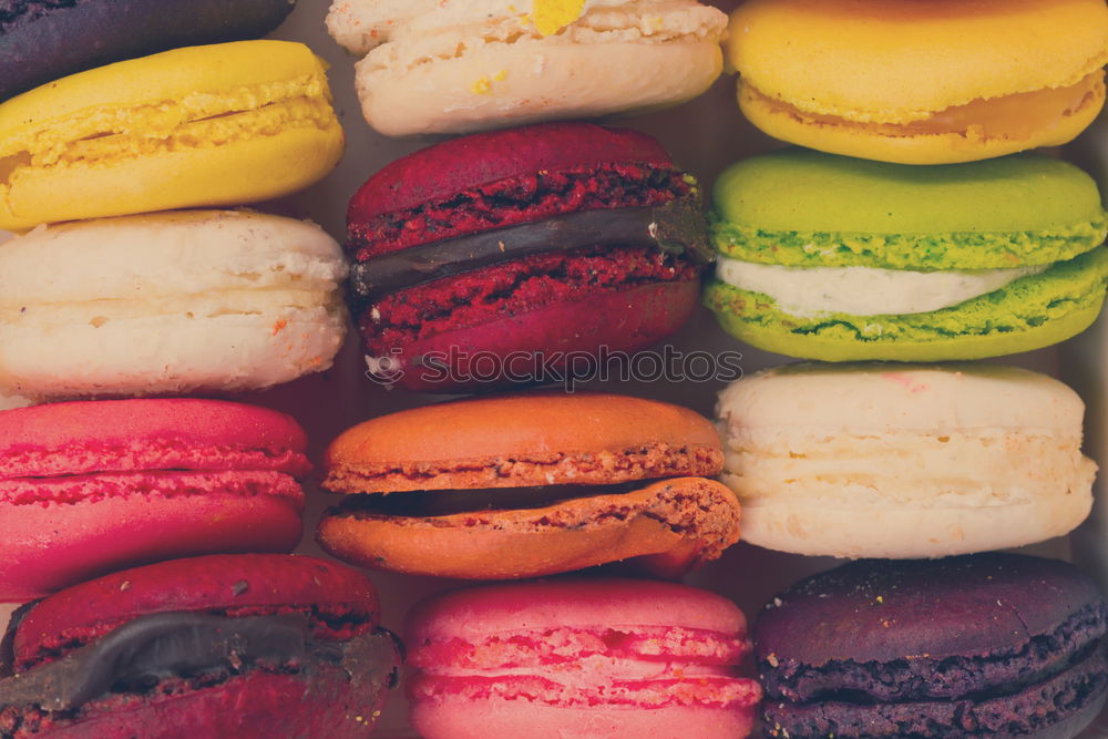 Similar – Multicolored biscuits macarons