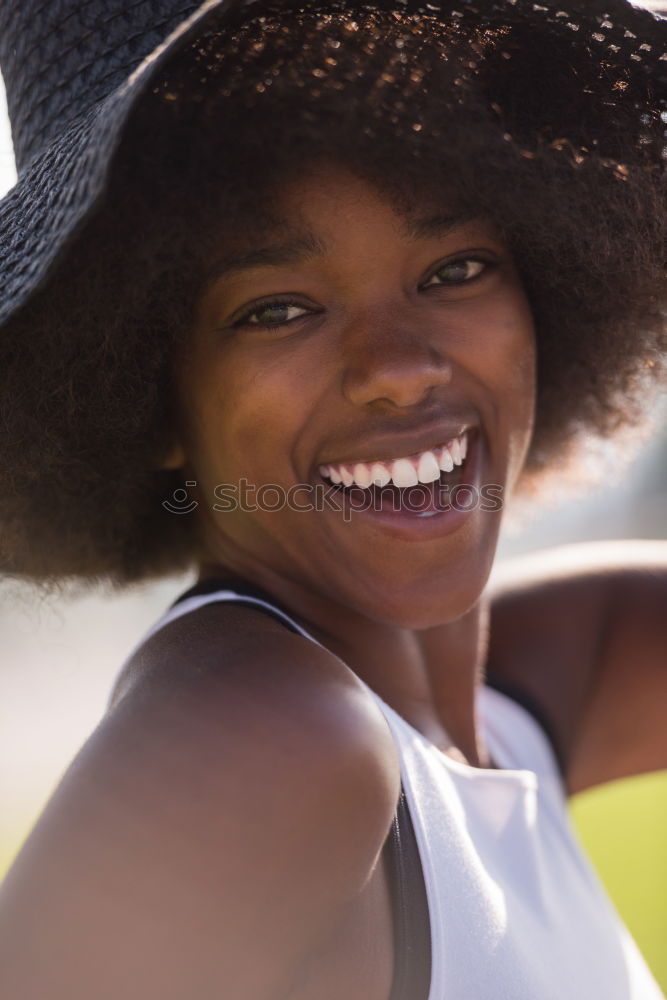 Similar – beautiful afroamerican woman talking on mobile phone