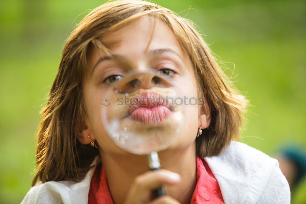 Similar – Image, Stock Photo washcloth Face Mouth