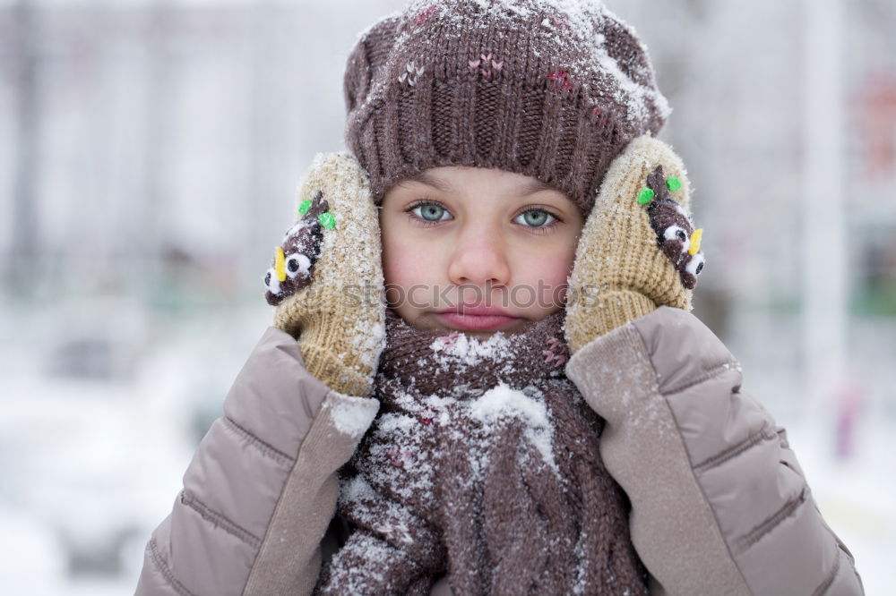 Similar – Foto Bild Winter Junge Mütze kalt