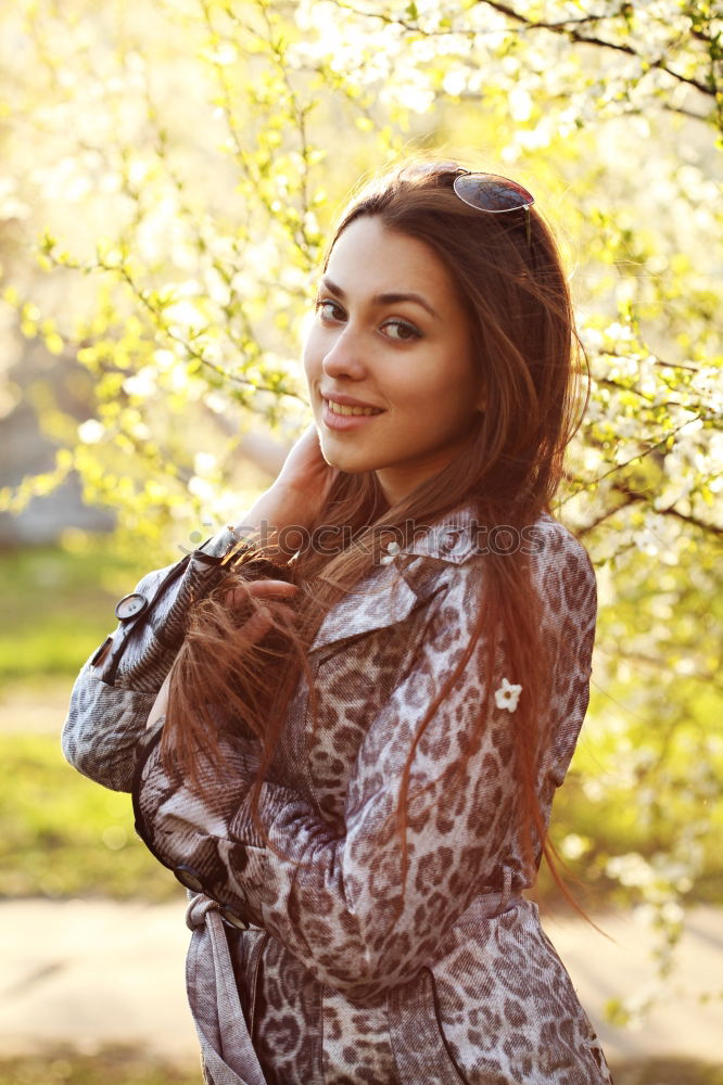 Similar – Image, Stock Photo Attractive young woman with a lovely natural smile