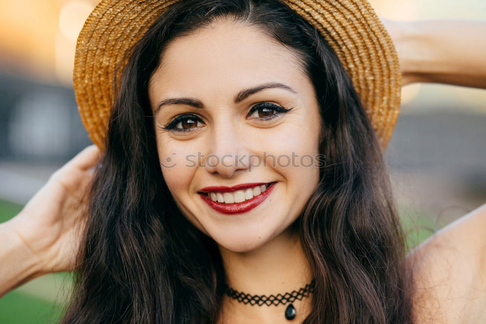 Similar – Image, Stock Photo Brunette girl Lifestyle