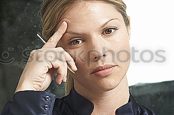 Image, Stock Photo think about it and maybe say…