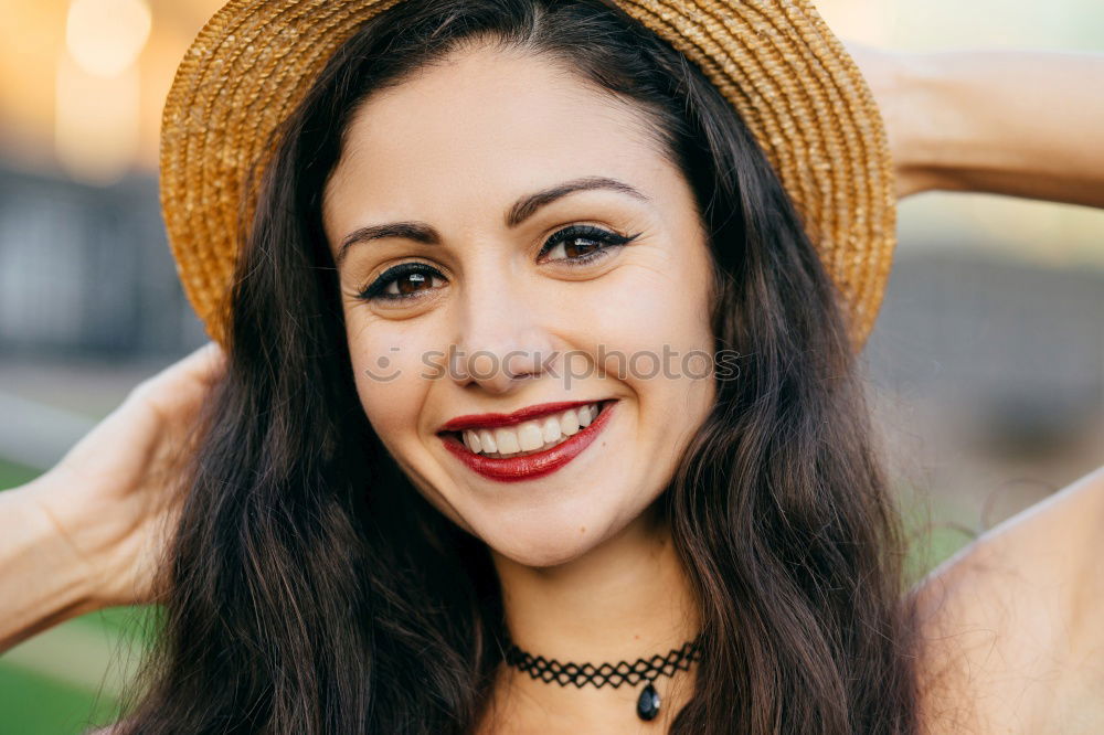 Similar – Image, Stock Photo Brunette girl Lifestyle